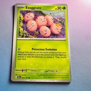 exeggcute - 001/191 (common) — pokemon: surging sparks